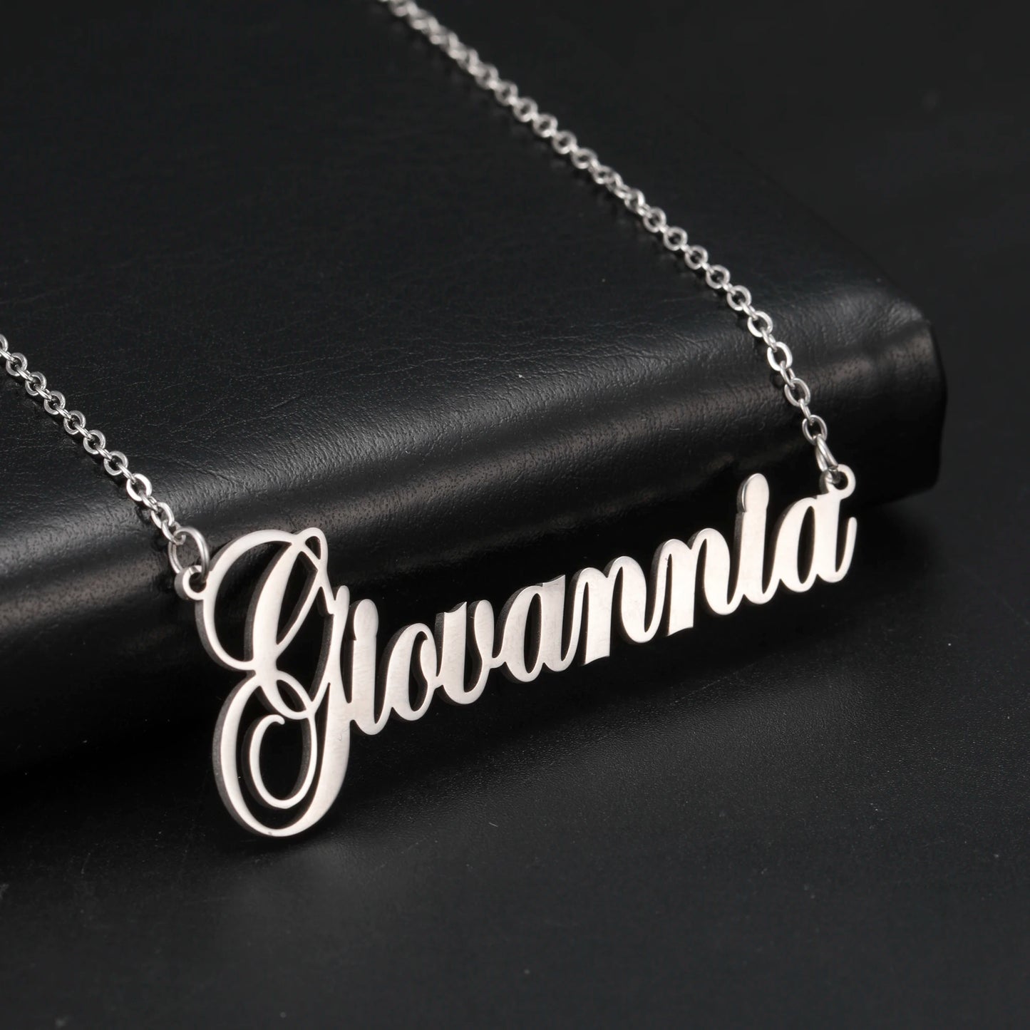 Signature Glow™ Custom Gold Choker – Personalized Stainless Steel Jewelry