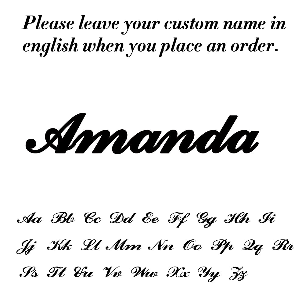 Signature Glow™ Custom Silve Choker – Personalized Stainless Steel Name Necklace