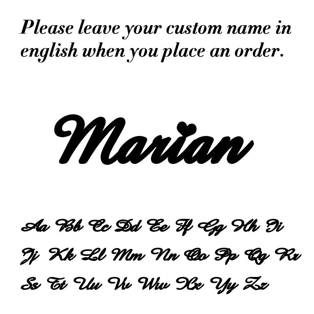 Signature Glow™ Custom Silve Choker – Personalized Stainless Steel Name Necklace