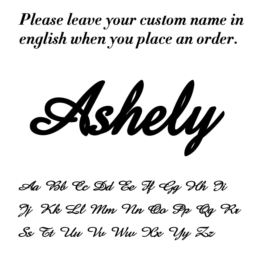 Signature Glow™ Custom Silve Choker – Personalized Stainless Steel Name Necklace