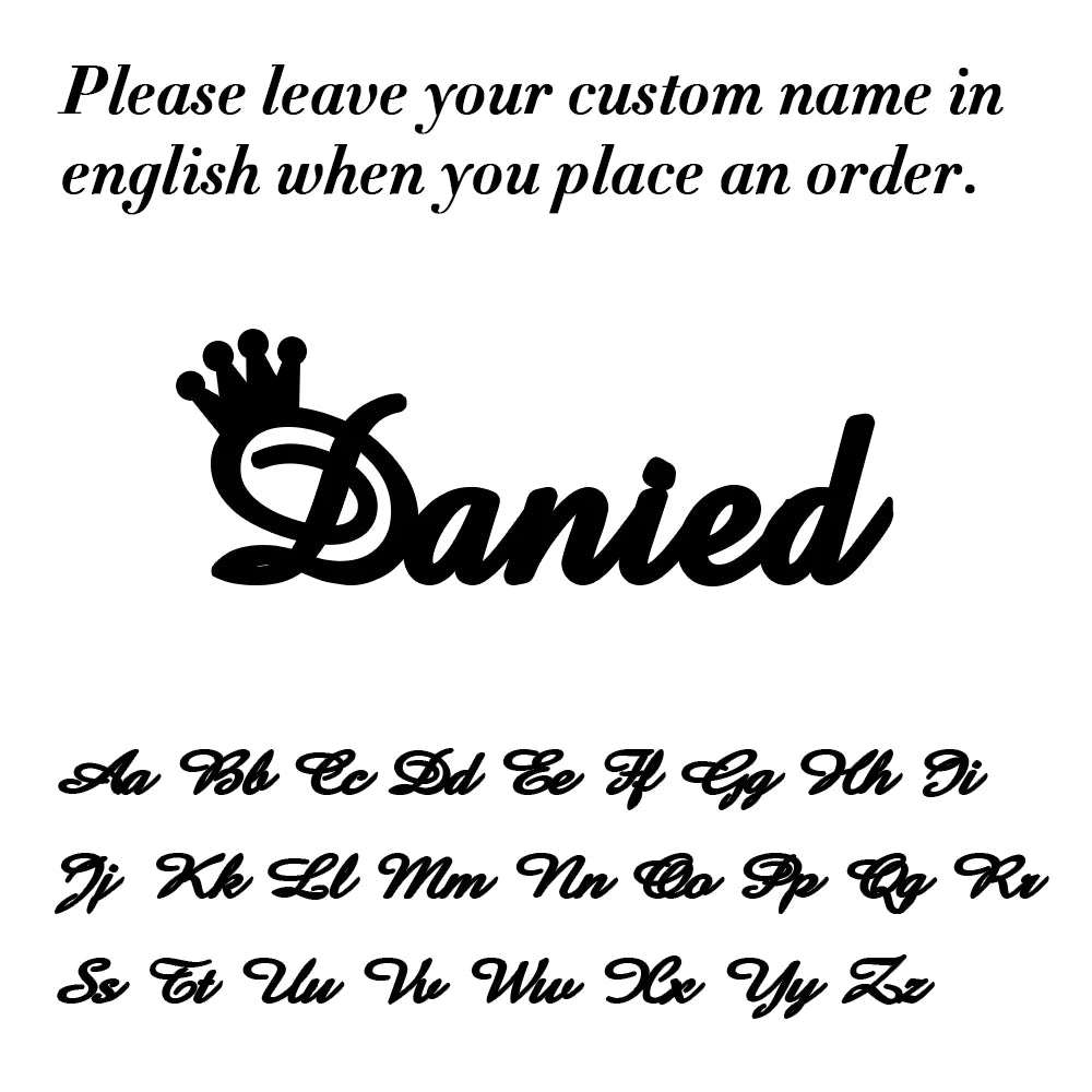 Signature Glow™ Custom Silve Choker – Personalized Stainless Steel Name Necklace