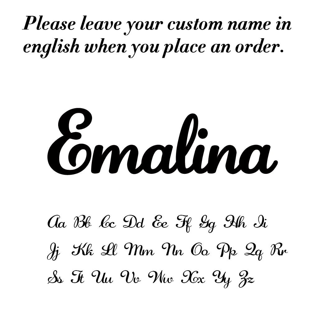 Signature Glow™ Custom Silve Choker – Personalized Stainless Steel Name Necklace