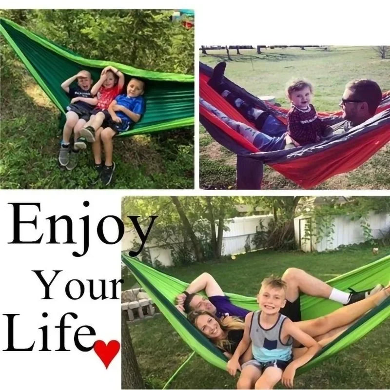🌿 SoloNest™ Outdoor Nylon Hammock