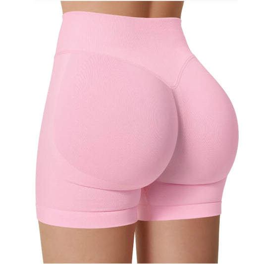 ElevateFit™ High Waist Yoga Shorts – Breathable Running & Training Pants