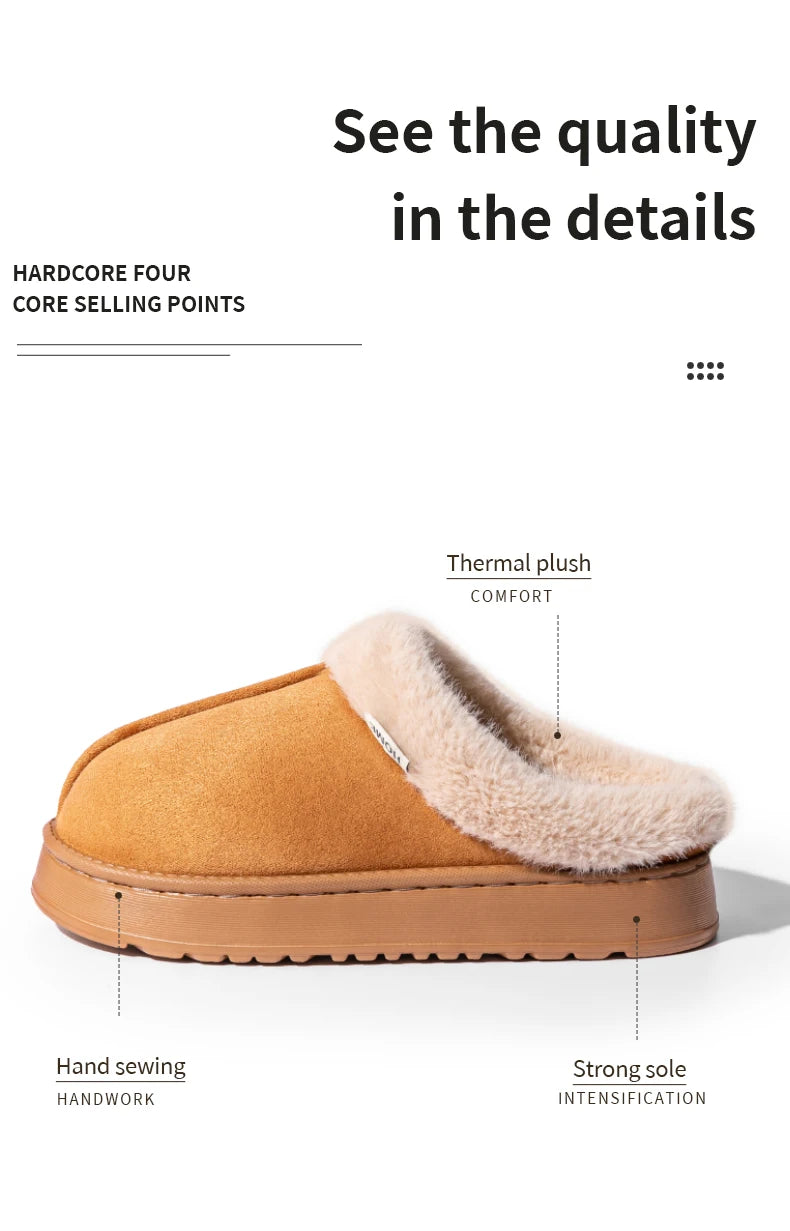 CozyStep™ Womens Winter Fluffy Slippers
