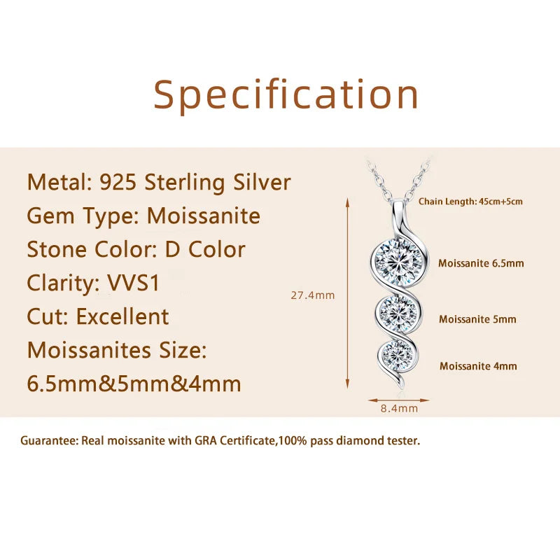Eternal Twist™ Moissanite Necklace – Wedding & Gift Edition