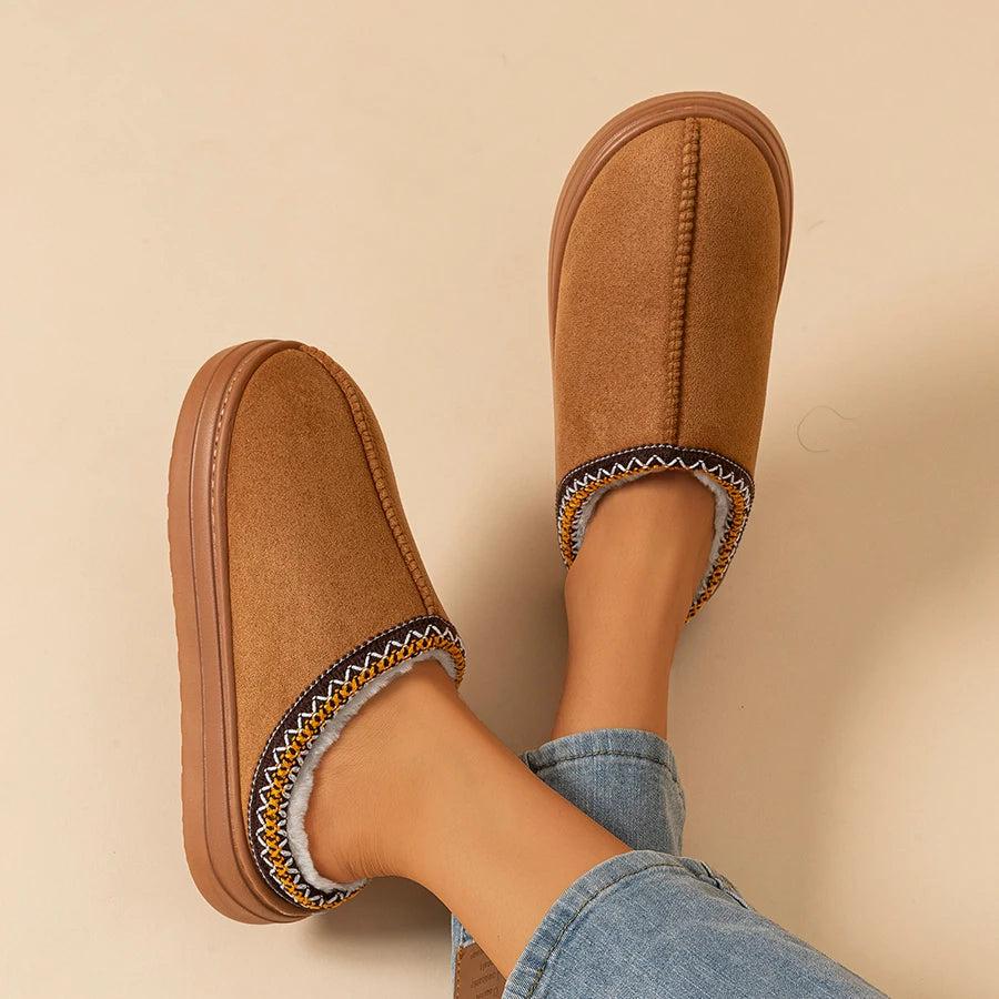 Fuzzy Fur Soft Sole Winter Women's Anti-Slip Slipper