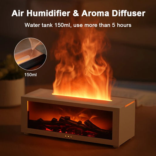 FlameGlow™ Aromatherapy Humidifier with Remote