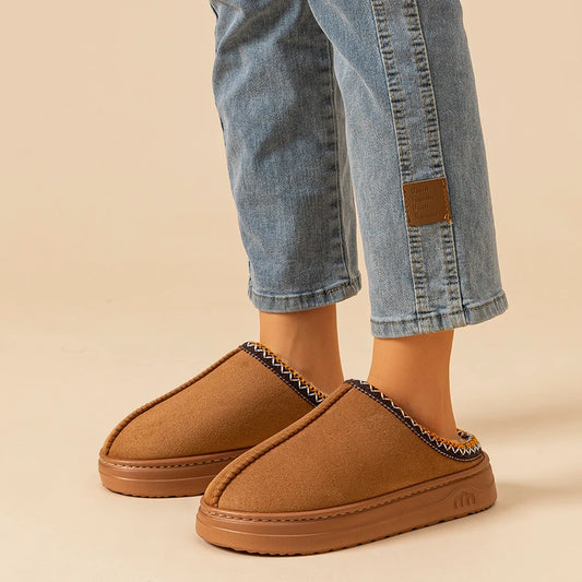 Fuzzy Fur Soft Sole Winter Women's Anti-Slip Slipper