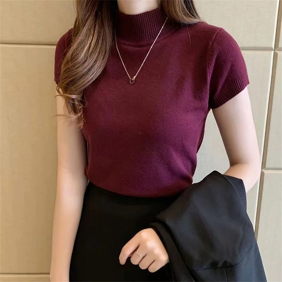 Elivie™ Short Sleeve Knit Top