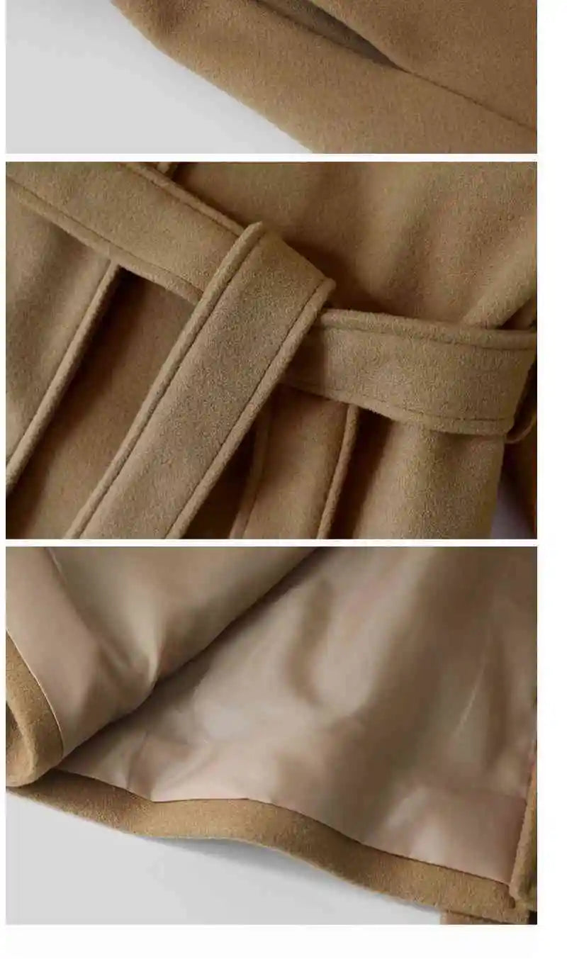 Tweedelle Woolen Long Coat