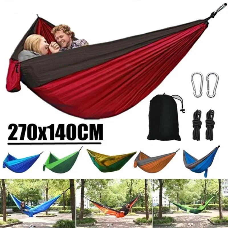 🌿 SoloNest™ Outdoor Nylon Hammock