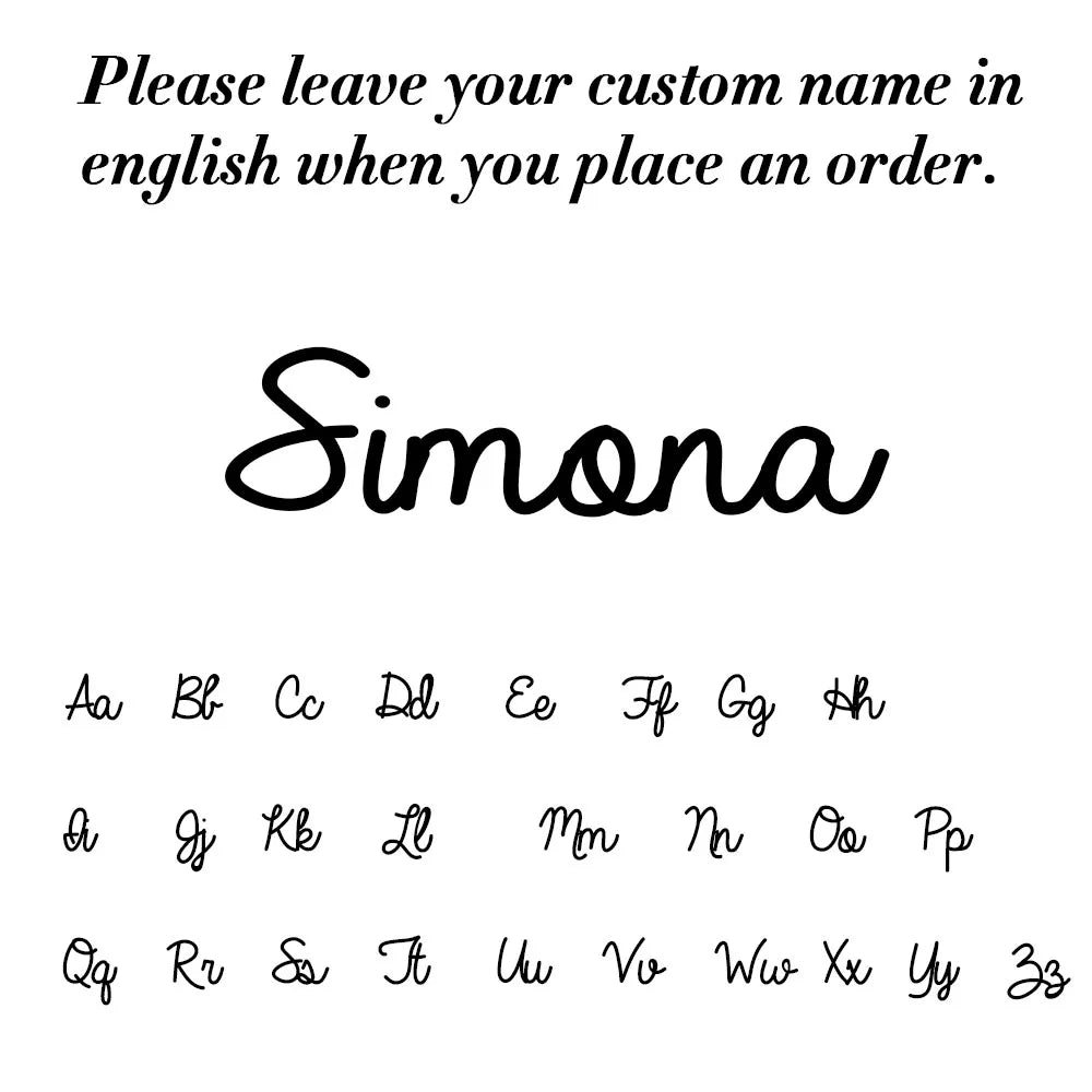Signature Glow™ Custom Silve Choker – Personalized Stainless Steel Name Necklace