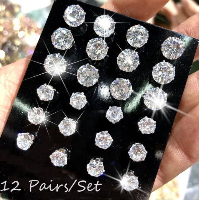 8. Starflare™ Zircon & Pearl Earring Set