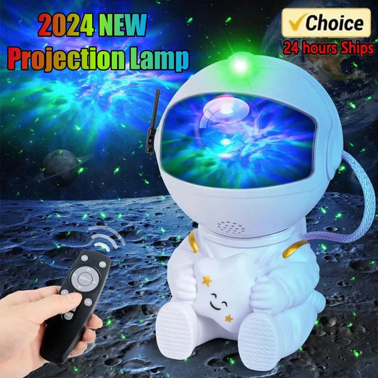 StarVoyager™ Astronaut Galaxy Projector Lamp