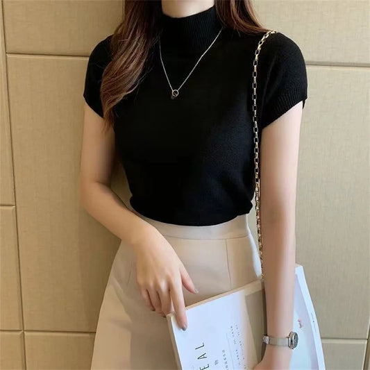 Elivie™ Short Sleeve Knit Top