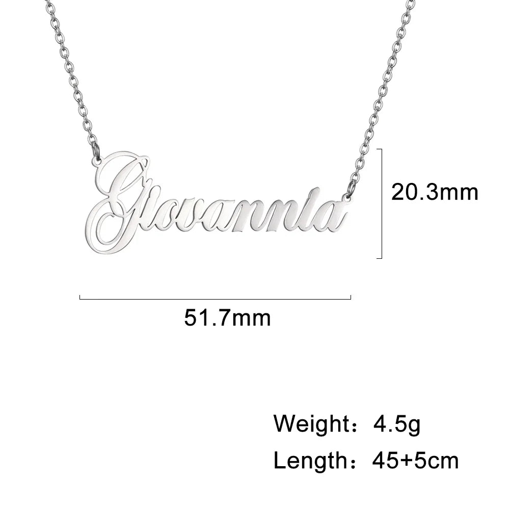 Signature Glow™ Custom Gold Choker – Personalized Stainless Steel Jewelry