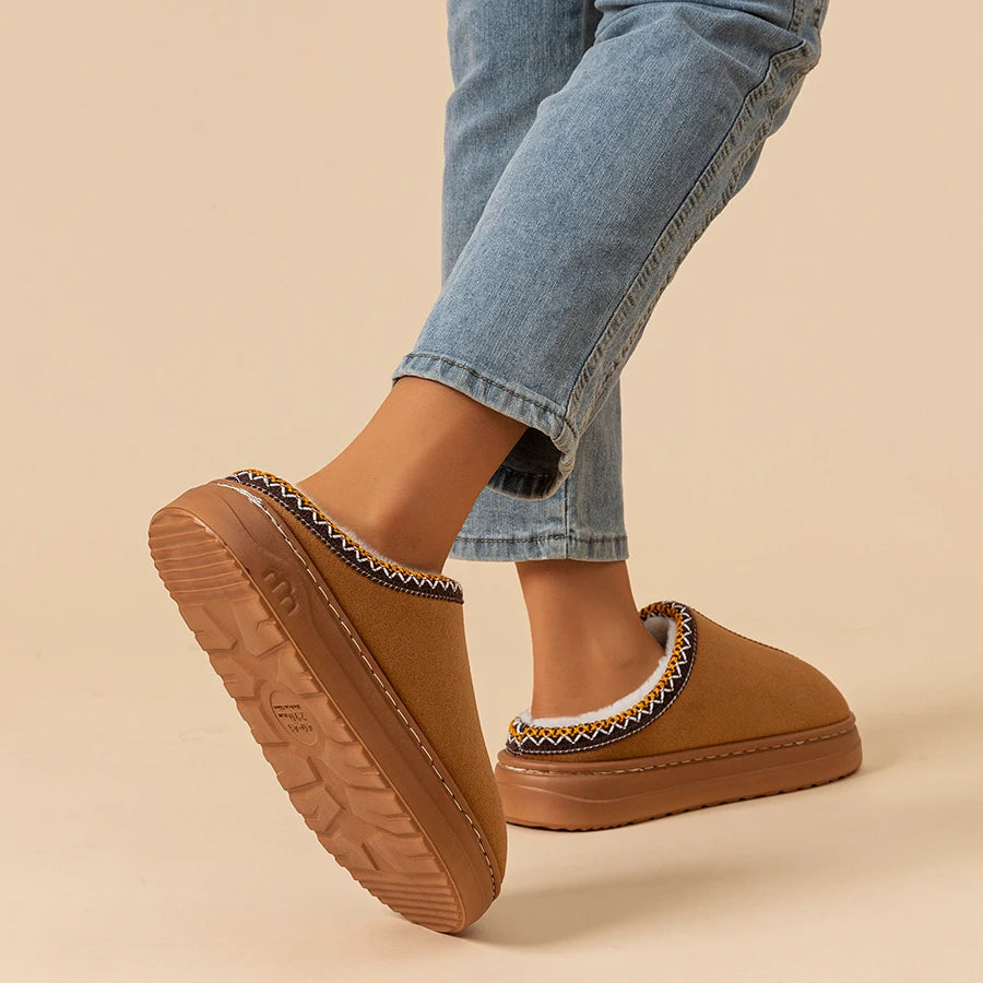 Fuzzy Fur Soft Sole Winter Women's Anti-Slip Slipper