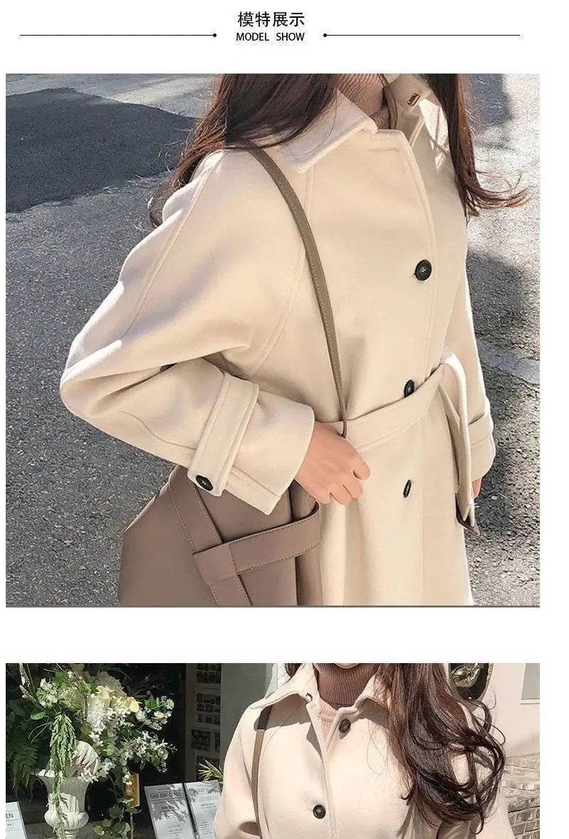 Tweedelle Woolen Long Coat