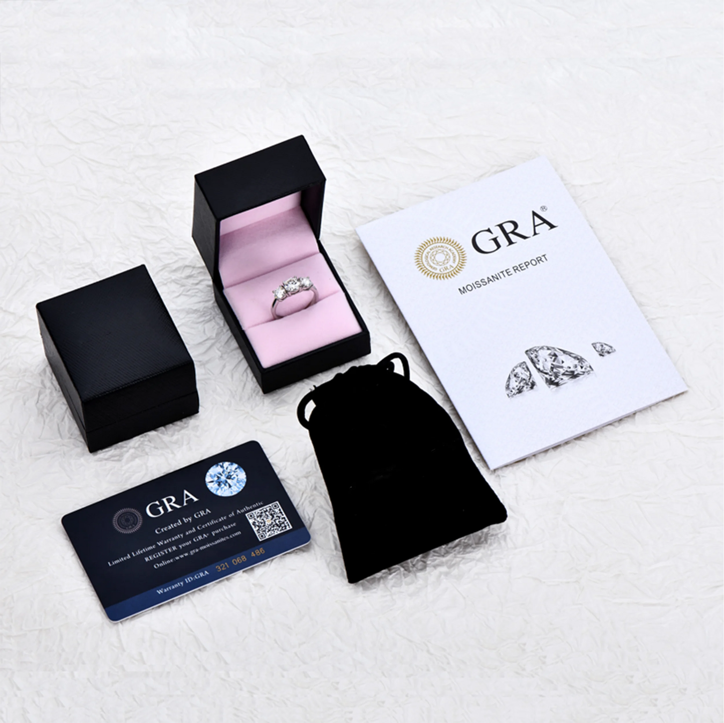 Celestara™ Moissanite Bridal Ring