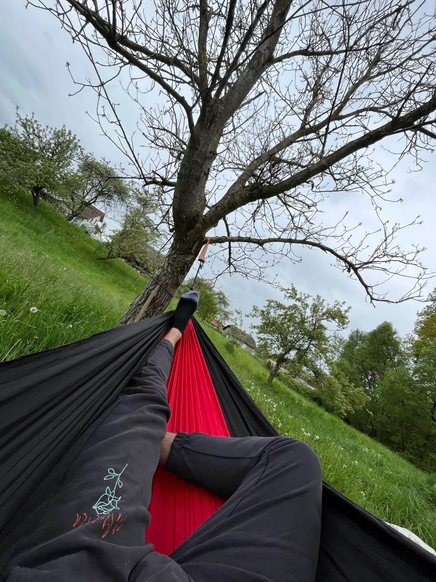 🌿 SoloNest™ Outdoor Nylon Hammock