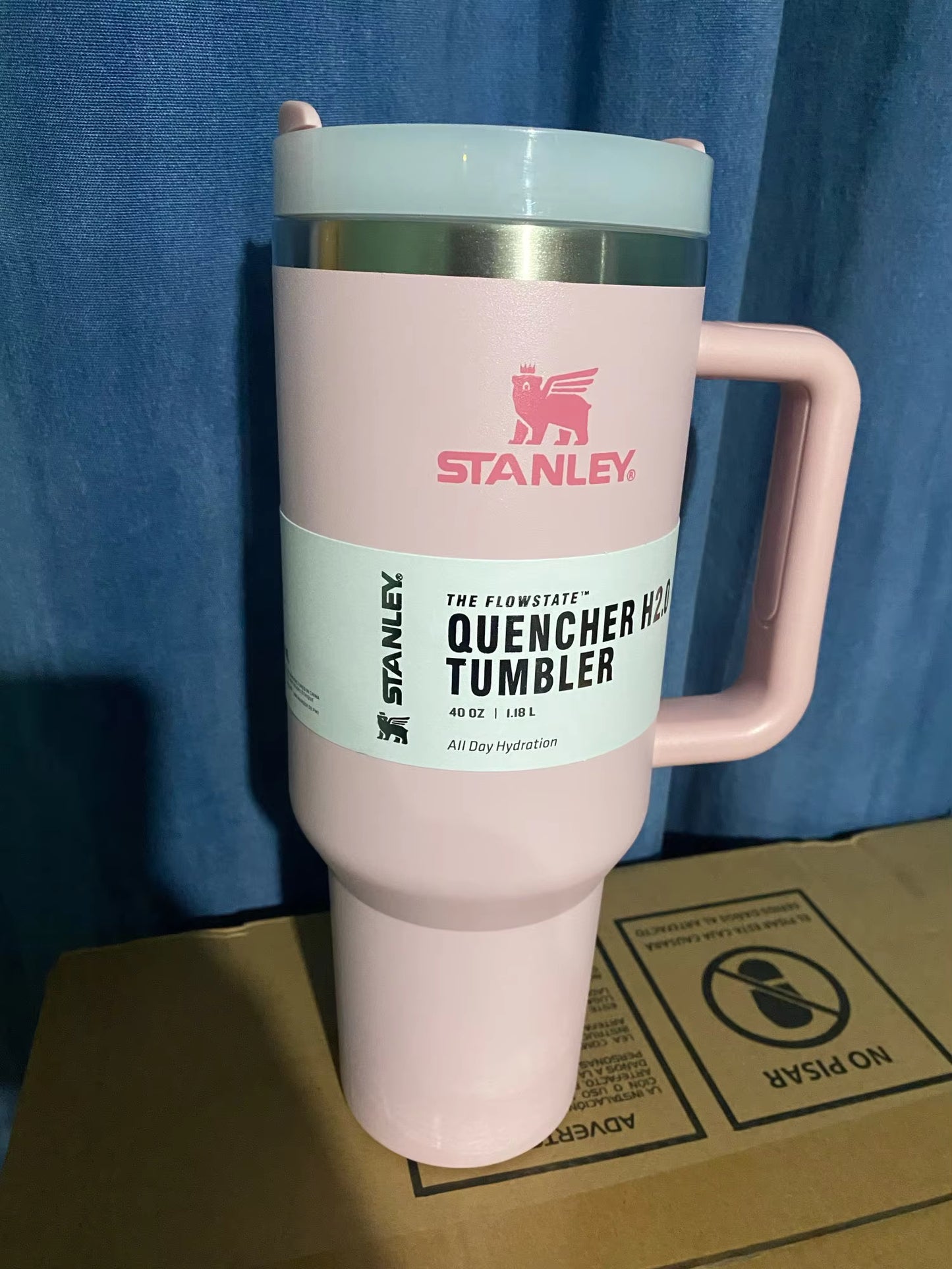 ChillMate™ 40oz  Stanley Thermal Tumbler with Straw – Vacuum Insulated Stainless Steel Travel Cup for Hot & Cold Drinks