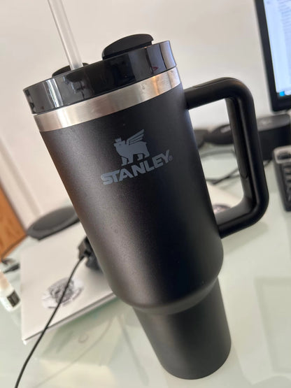 ChillMate™ 40oz  Stanley Thermal Tumbler with Straw – Vacuum Insulated Stainless Steel Travel Cup for Hot & Cold Drinks