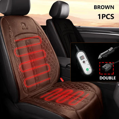 Premium Heated Car Seat Cover – 12V/24V