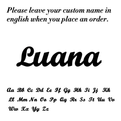 Signature Glow™ Custom Silve Choker – Personalized Stainless Steel Name Necklace