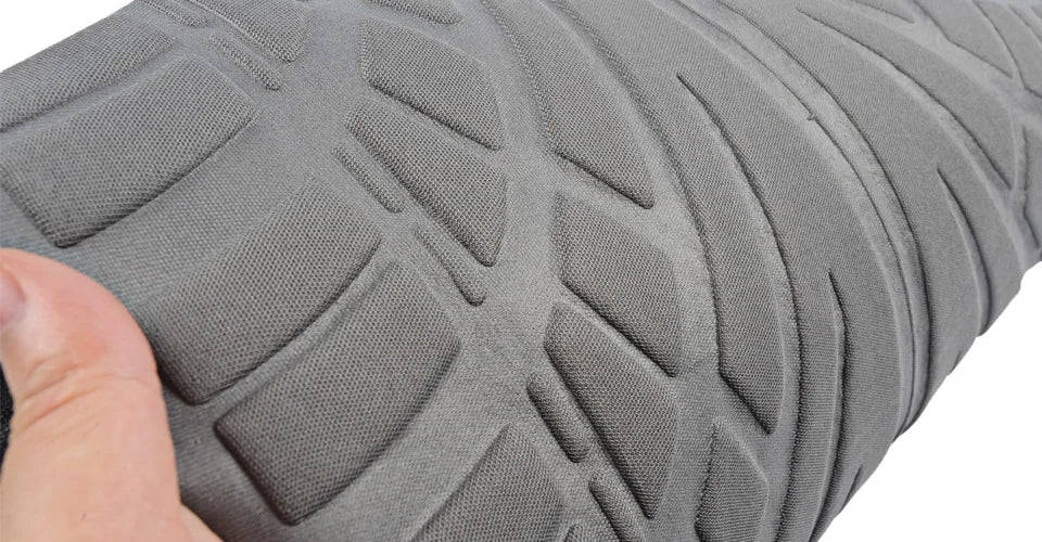 Universal Car Seat Protector Set – Stylish Embroidery & Tire Track Detail