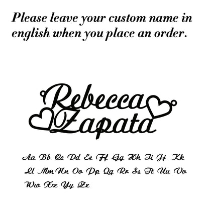 Signature Glow™ Custom Silve Choker – Personalized Stainless Steel Name Necklace