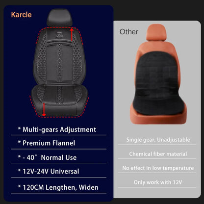 Premium Heated Car Seat Cover – 12V/24V