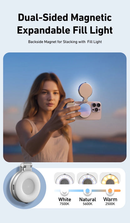 TELESIN™ Magnetic Smart Grip Handle – Shoot Like a Pro