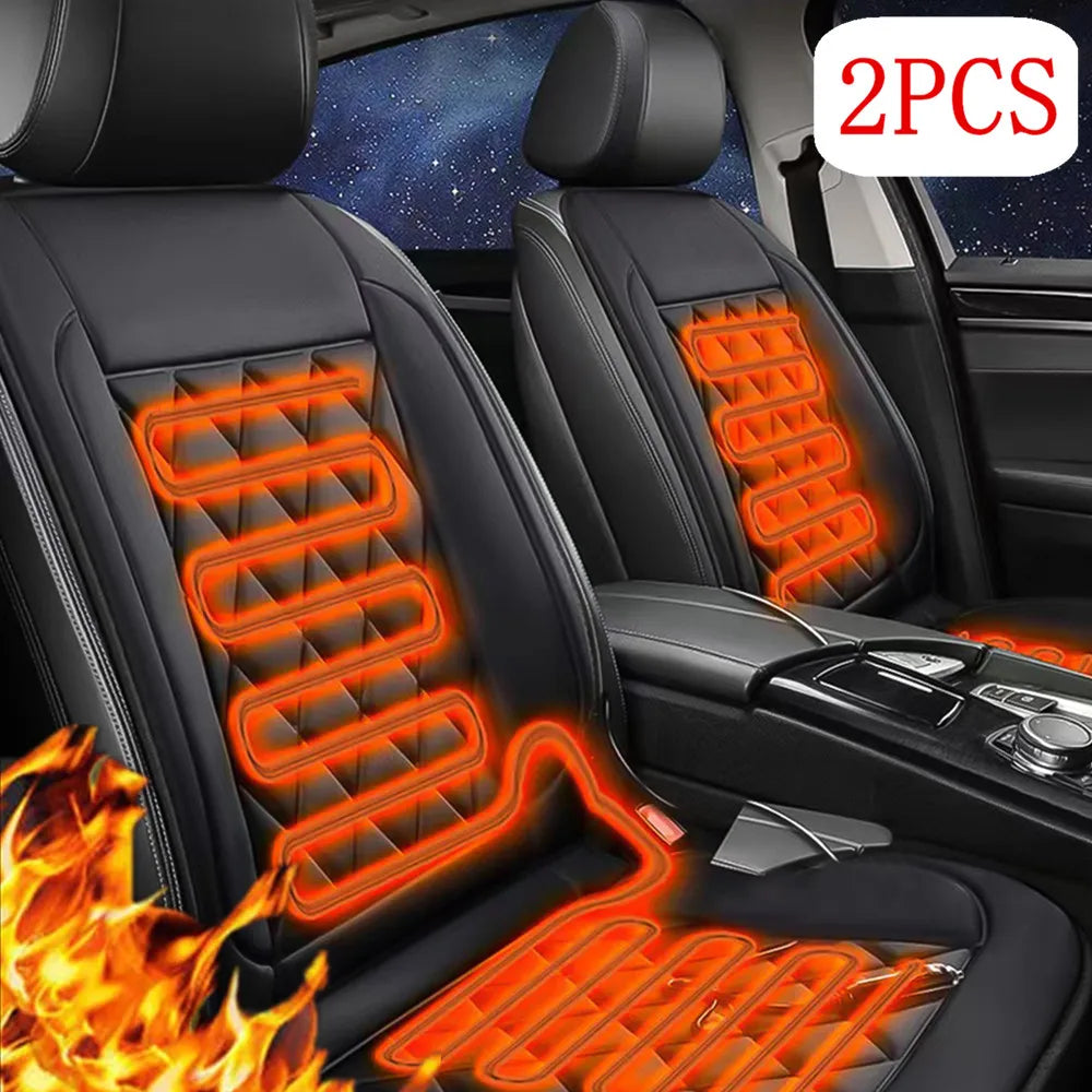 2 pcs 12V Dual Heated Seat Cushions