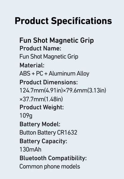 TELESIN™ Magnetic Smart Grip Handle – Shoot Like a Pro
