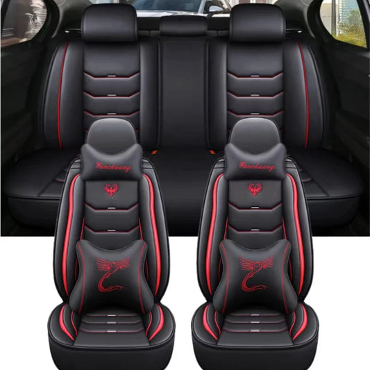 Universal Fit Car Seat Covers – 3D Design Faux Leather Protection