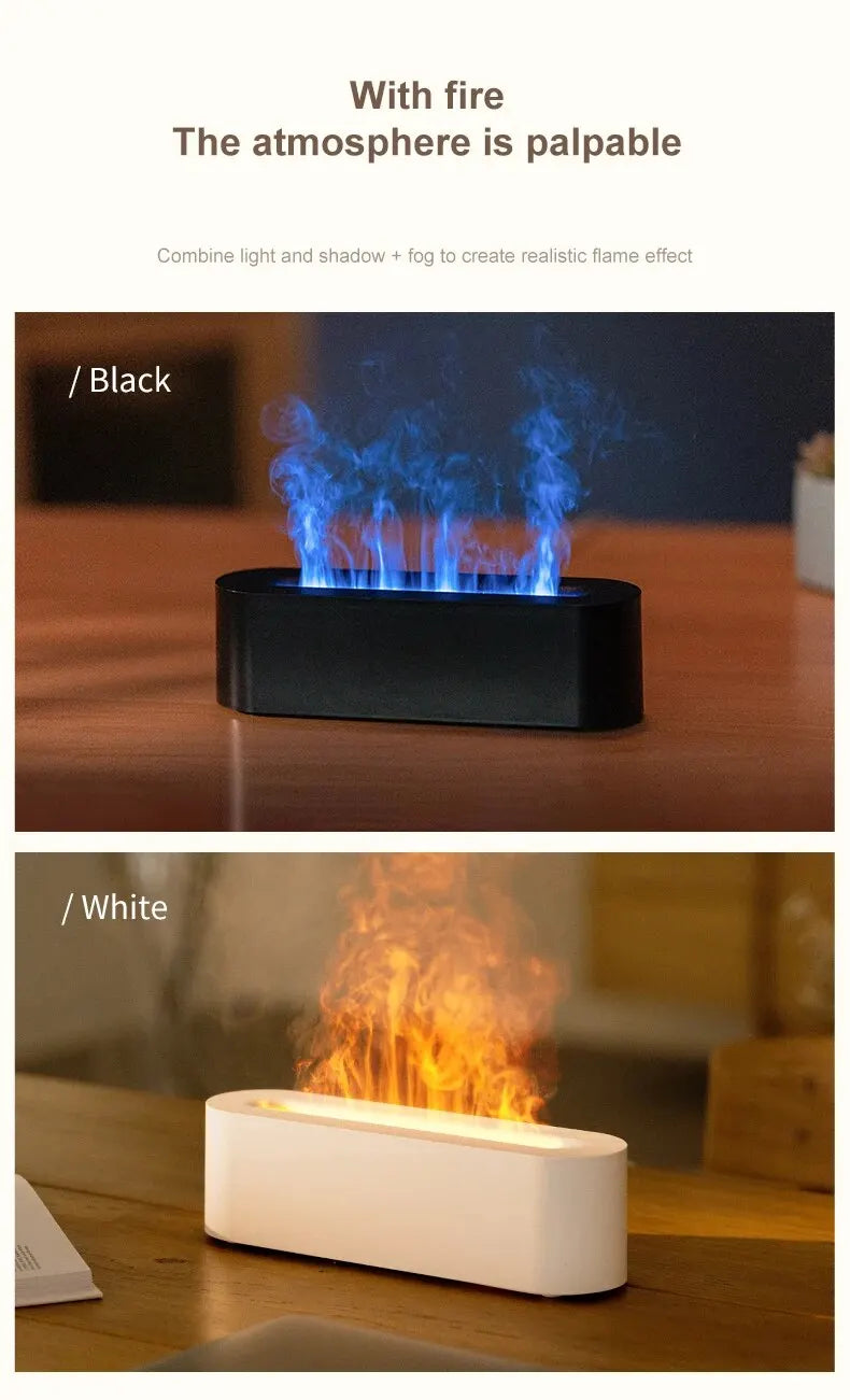 GlowMist™ RGB Flame Diffuser with 7 LED Colors