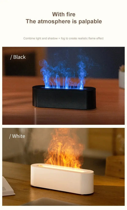 GlowMist™ RGB Flame Diffuser with 7 LED Colors