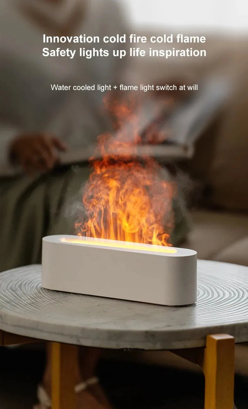 GlowMist™ RGB Flame Diffuser with 7 LED Colors