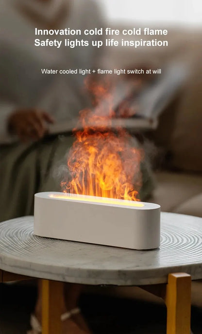 GlowMist™ RGB Flame Diffuser with 7 LED Colors
