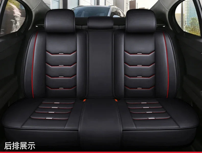 Universal Fit Car Seat Covers – 3D Design Faux Leather Protection