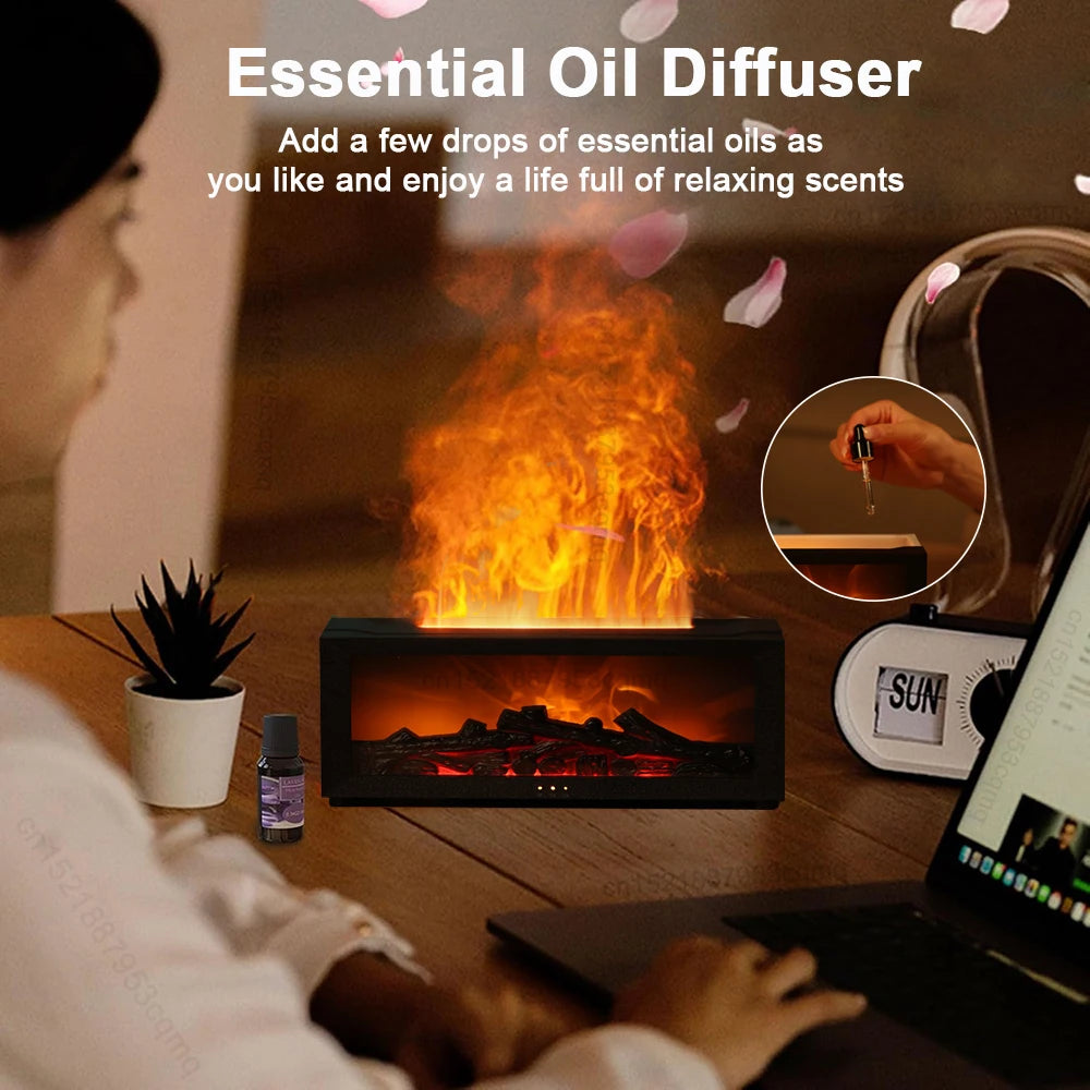 FlameGlow™ Aromatherapy Humidifier with Remote