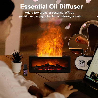 FlameGlow™ Aromatherapy Humidifier with Remote