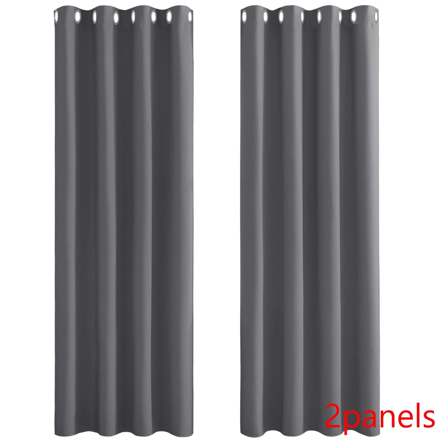 Blackout Bliss™ Grommet Curtains for Bedroom & Living Room, Thermal Insulated