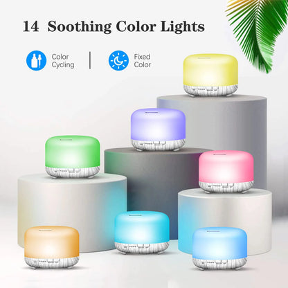 Humidifier + Aroma Diffuser with Remote Control, 5V 2A ( Essential Oil Aroma optional )