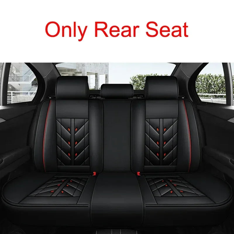 Lux Car Seat Covers, Universal Style Full Coverage Car Seat Cover for Mazda CX5 CX30 Volvo V40 Renault Megane Clio 3 Rav4 Car Accessories Pu Leather