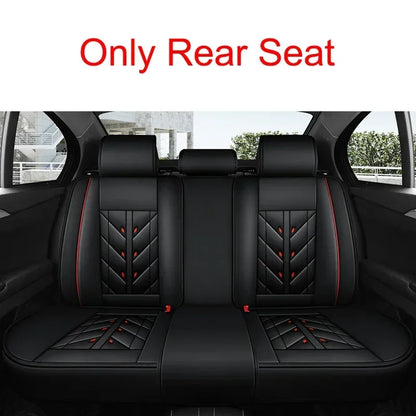 Lux Car Seat Covers, Universal Style Full Coverage Car Seat Cover for Mazda CX5 CX30 Volvo V40 Renault Megane Clio 3 Rav4 Car Accessories Pu Leather