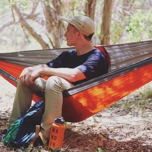 🌿 SoloNest™ Outdoor Nylon Hammock