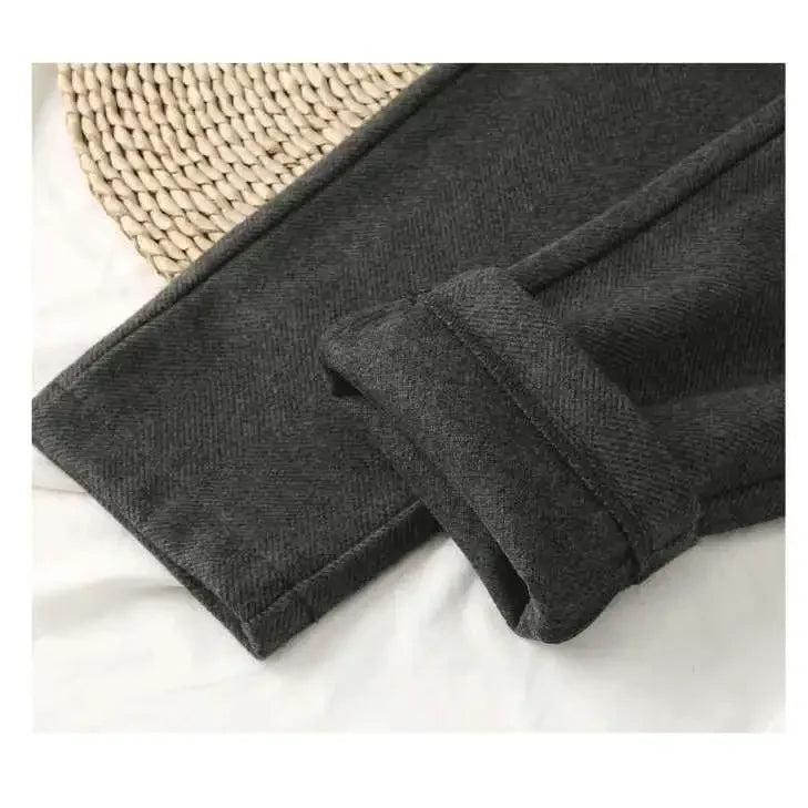 WoolGleam™ High-Waist Harem Pants