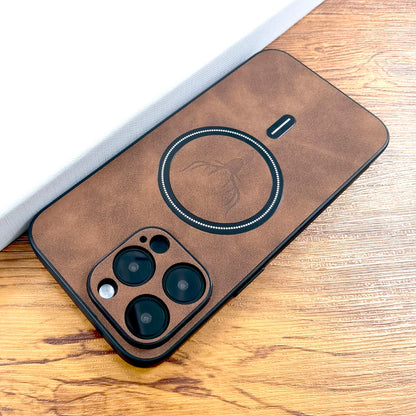 Luxury PU Leather Deer Case For iPhone